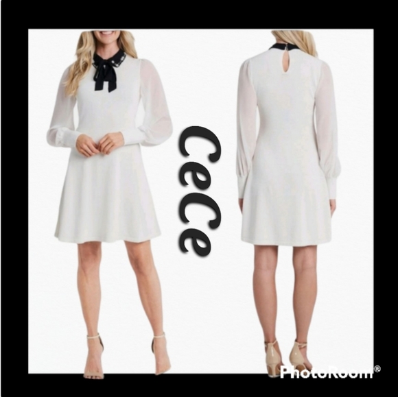 CeCe | Dresses | Cece Chiffon Sleeve 